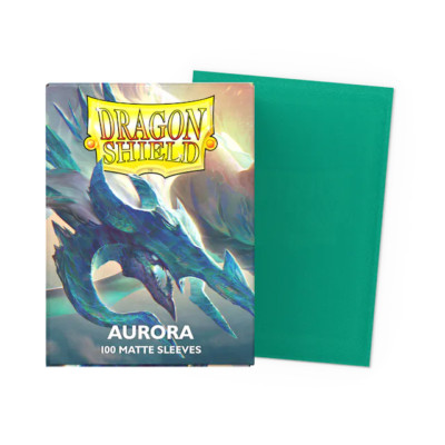1 pack of 100 Dragon Shield Player's Choice Aurora Matte Std. Sized Card Sleeves