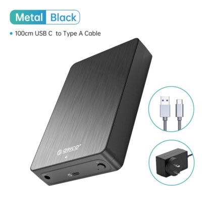 ORICO 3.5'' Hard Drive Enclosure USB C 3.1 to SATA 6Gbps 3.5'' SSD External Case