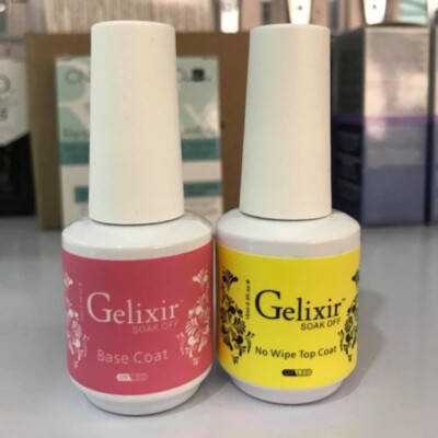 Gelixir Soak Off Gel Polish Matching Duo LED/UV 0.5 oz - Pick Any