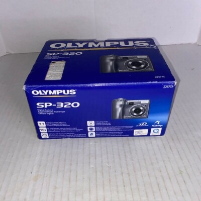 Olympus SP Series SP-320 7.1MP Digital Camera Gray New Open Box