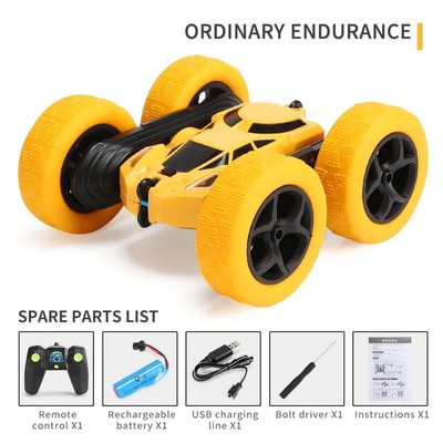 2.4G Fast RC Car 1:16 Double Sided Flip RC Stunt Car 360 Degree Rotation Off Roa