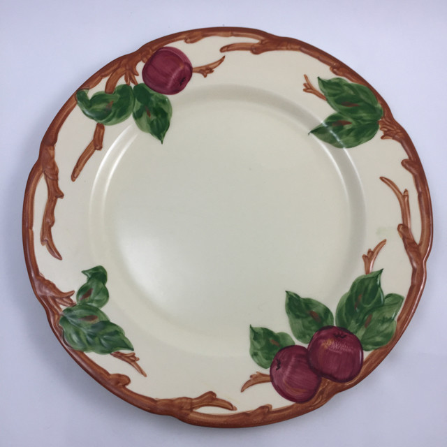 4 Vintage Franciscan Apple Dinner Plates, 10.5