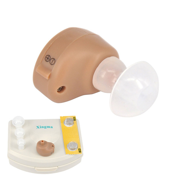 Mini Apparecchio Acustico Auricolare Amplificatore Di Suoni Udito Orecchio hsb