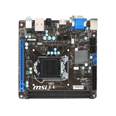 msi h81i lga1150/ intel h81/ ddr3/ sata3&usb3.