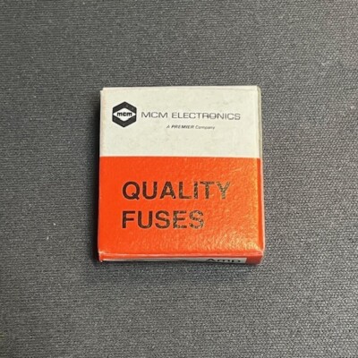 Vintage MCM Electronics 1A, 3A, 4A, 5A Glass Fuses (5 Pack) NOS Choose Value