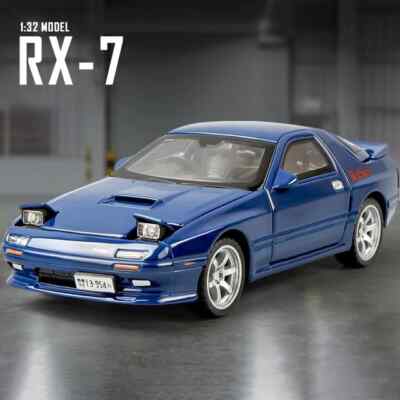 1:32 Mazda RX7 FC Initial D Model Car Diecasts Collector Gift