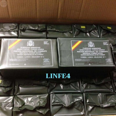 10 X RACIONES DE COMBATE / MRE// 10 X SPANISH MRE COMBAT RATION