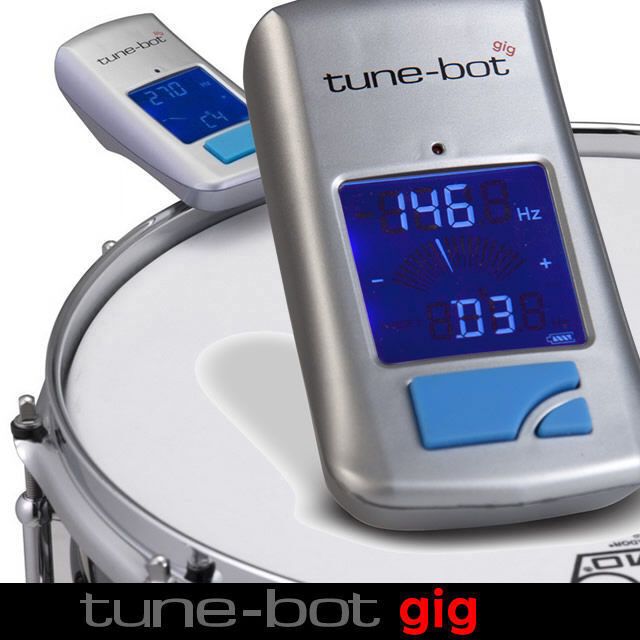 Drum set tuning Tune-Bot GIG Tuner Overtone Labs Tune Bot New