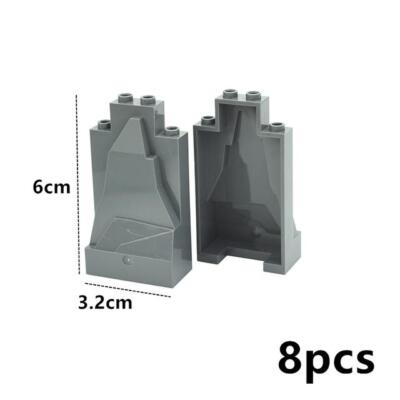  New Rock Pieces Burp & Lurp Parts Mountain Wall 6082 6083 23996 47847 for Lego