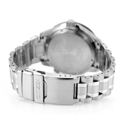 Pre-owned Citizen Promaster Sky Nb6046-59e Silver Gmt Automatic Mechanical Watch Men