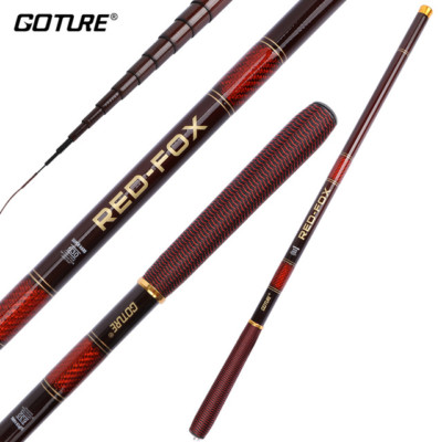 Hand Pole Telescopic Fishing Rod 3M-7.2M Carbon Fiber Super Hard Stream Carp Rod