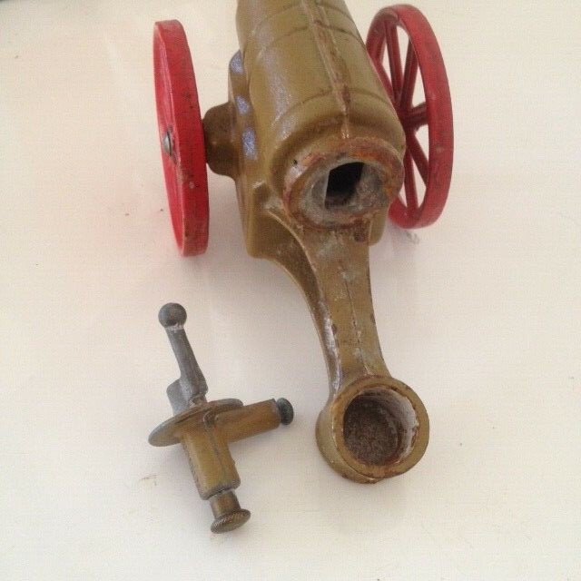 Vintage Cast Iron Toy Cannon
