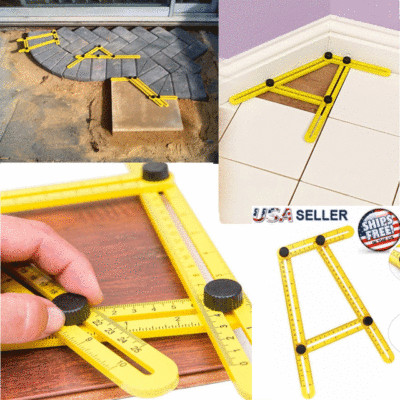 Angle Measuring Tool Angle-Izer Ruler Multi-Angle Easy Template Instrument Slide