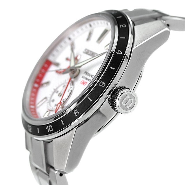 Pre-owned Seiko Presage Sarf025 Gmt Sharp Edged Limited 300 Air Lines