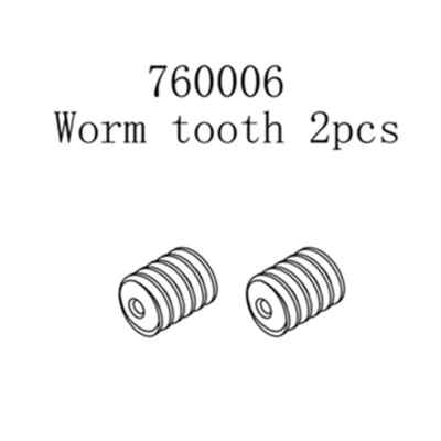 Turbo Racing RC 1/76 Micro WORM TOOTH GEAR (2PCS) #760006