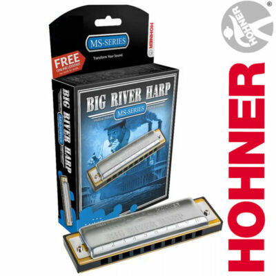HOHNER BIG RIVER 590 HARMONICA ''G'' HARP BRAND NEW CASE FACTORY SEALED NEW SALE
