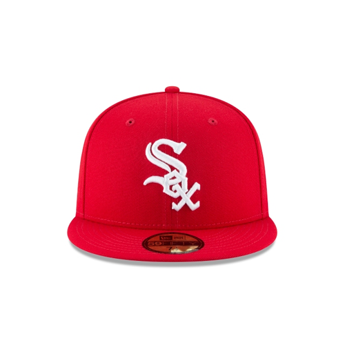 Кроссовки New Era 59Fifty Scarlet/White MLB Chicago White Sox базовой комплектации (11591166)