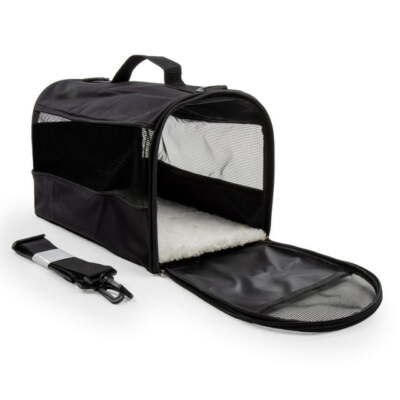 Pet Carrier Cat Travel Bag Portable Soft Sided Comfort Case Airline Approved Dog