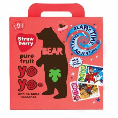 Bear Fruit Yoyos Strawberry Multipack - 5 x 20g