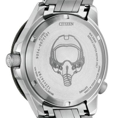 Pre-owned Citizen Promaster Sky Nb6046-59e Silver Gmt Automatic Mechanical Watch Men