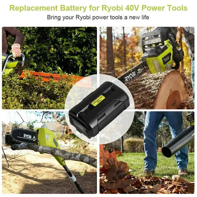 For Ryobi 40V Volt Lithium-ion 6000mAh High Capacity NEW Battery OP40602 OP40601