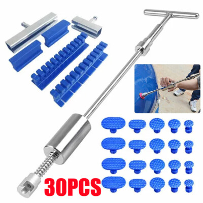Car Body Slide Hammer Paintless Dent Repair Tool Puller Lifter Hail Removal Kit