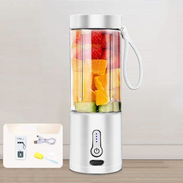 Electric Juicer Portable Smoothie Blender Rechargeable Multifunction Fruit Mixer