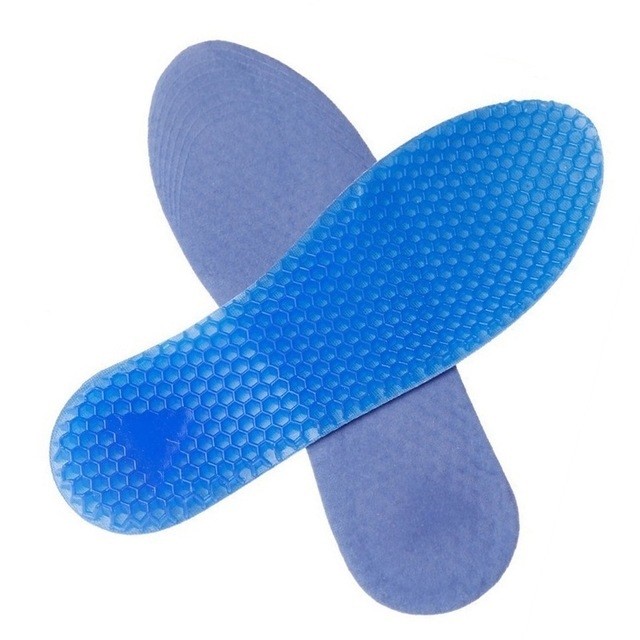 Coppia Solette Suoletta Gel Silicone Plantare Comodo Nido D'ape Cura Piedi dfh