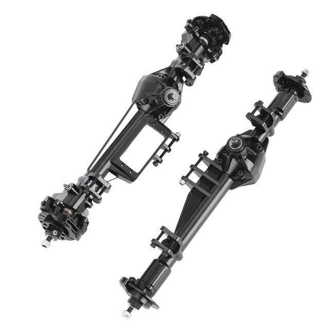 Metal Complete Front Rear Axle for Axial RBX10 Ryft 1/10 RC Cralwer Car Upgrade