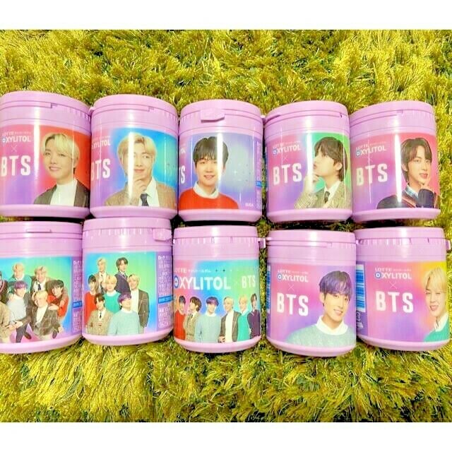 防弾少年団(BTS) - JIMIN　ジミン　ロッテ　XYLITOL　当選品　新品　未使用　激レア Amazon | キシリトールガム BTS Smileボトル ジミン 1個 防弾