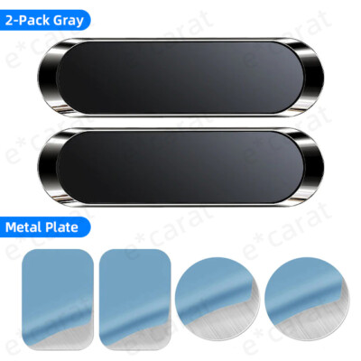 2-Pack Magnetic Phone Holder Car Dashboard Mount Stand For Samsung Galaxy iPhone