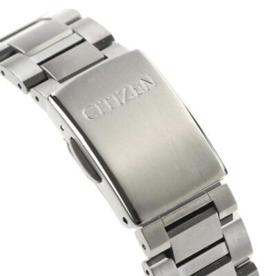Pre-owned Citizen Attesa Cb0287-68l Act Line Eco-drive Titanium Solar Radio Watch Men