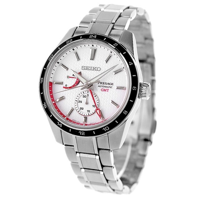 Pre-owned Seiko Presage Sarf025 Gmt Sharp Edged Limited 300 Air Lines