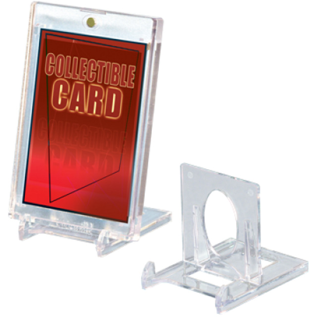 1 Pack (5) Ultra Pro Small Lucite 2 Piece Adjustable Card Stands #82022