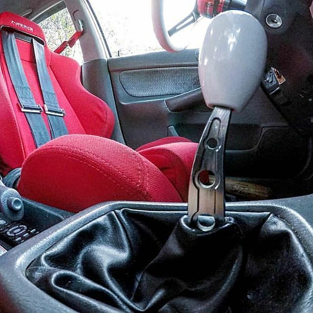 RED VMS RACING SHORT THROW SHIFTER LEVER FOR 88-00 HONDA ACURA B/D