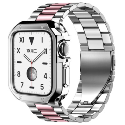 Stainless Steel Band+TPU Case For Apple Watch Ultra 9 8 7 6 5 4 3 SE 44/49/45mm