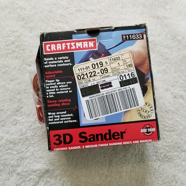 NEW Craftsman 3D Palm Sander Model 11633 w/ Box 800-2600 RPM Ergonomic design