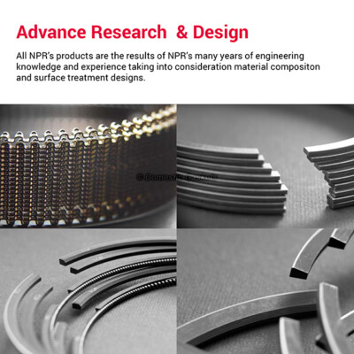 NPR Piston Rings Fit 04-13 Subaru Impreza Legacy WRX 2.5L Turbo EJ255 EJ257