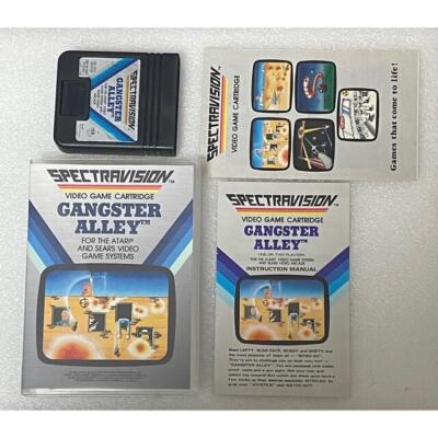 Gangster Alley Atari2600 Used Retro Game w/ Manual Box