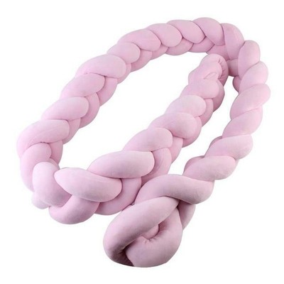 100cm Weaving Knot Newborn Baby Bed Bumper Crib Protector