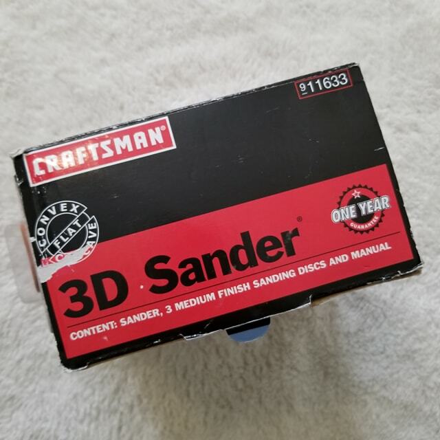 NEW Craftsman 3D Palm Sander Model 11633 w/ Box 800-2600 RPM Ergonomic design