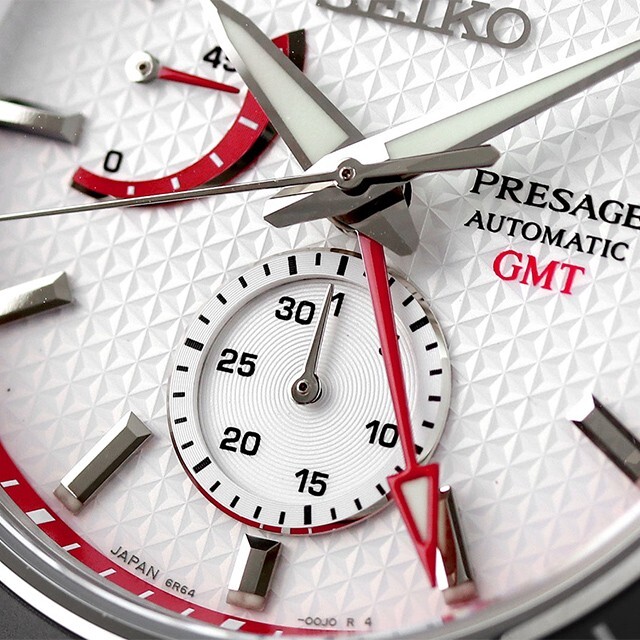 Pre-owned Seiko Presage Sarf025 Gmt Sharp Edged Limited 300 Air Lines