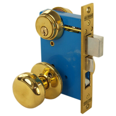 Maxtech Left Hand Reverse Double Cylinder Iron Gate Mortise Lockset