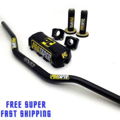 Handlebar For PRO Taper Fat Bar DIRT BIKE 1-1/8'' Handle Pads Grip Pit Bike (USA)