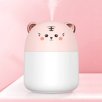 250ml USB Ultrasonic Air Humidifier Cute Pet Aroma Diffuser with Colorful Light
