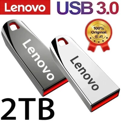 Lenovo Flash Drives 3.0 USB 2TB Metal High Speed Pendrive 1TB Portable Drive...