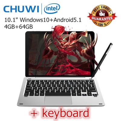 Windows10+Android 4GB+64GB Chuwi Hi10 Pro Tablet PC 6500mAh+tastiera Computer IT