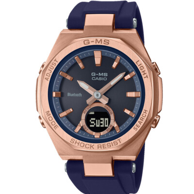 Pre-owned Casio Baby-g G-ms Msg-b100g-2ajf Solor Women's Watch Bluetooth In Box Japan