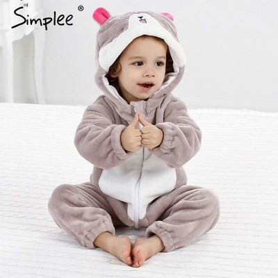 Baby Sleepwear Boys Girls Cosplay Cartoon Stitch Cat Rabbit Panda