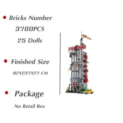 3772 Pc Daily Bugle 76178 Super Heroes Building Bricks Toy Gift Set-16 day Deli 